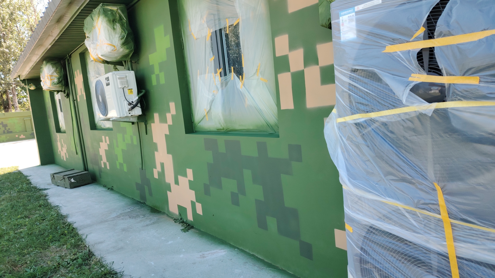 永川外墙迷彩漆施工多少钱 伪装迷彩漆  